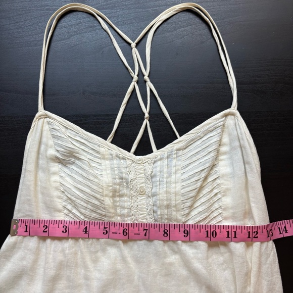 O'Neill Cream Lace Trim Dress - Picture 7 of 9